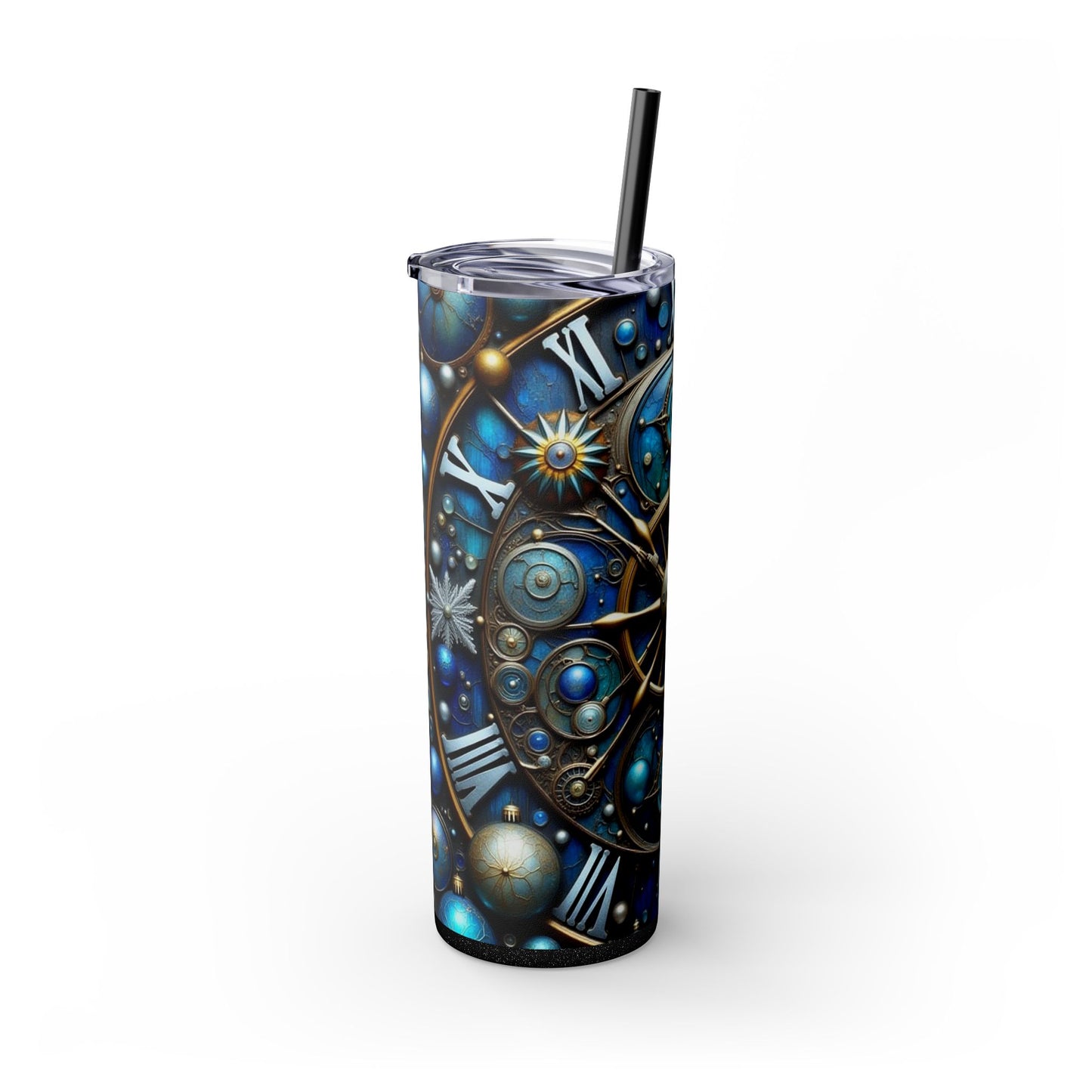 Galactic Clock Skinny Tumbler, 20oz | Space Theme Travel Mug | Ideal Gift for Astronomers | Cosmic Decor | Unique Birthday Present | [...]