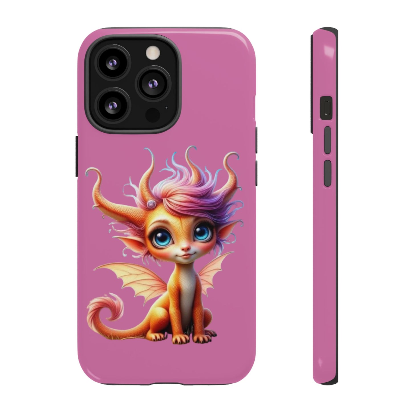 Dragon-Themed Phone Case, Cute Fantasy Phone Cover, Gifts for Kids, Magical Dragon Design, Birthday Present, Phone Accessories