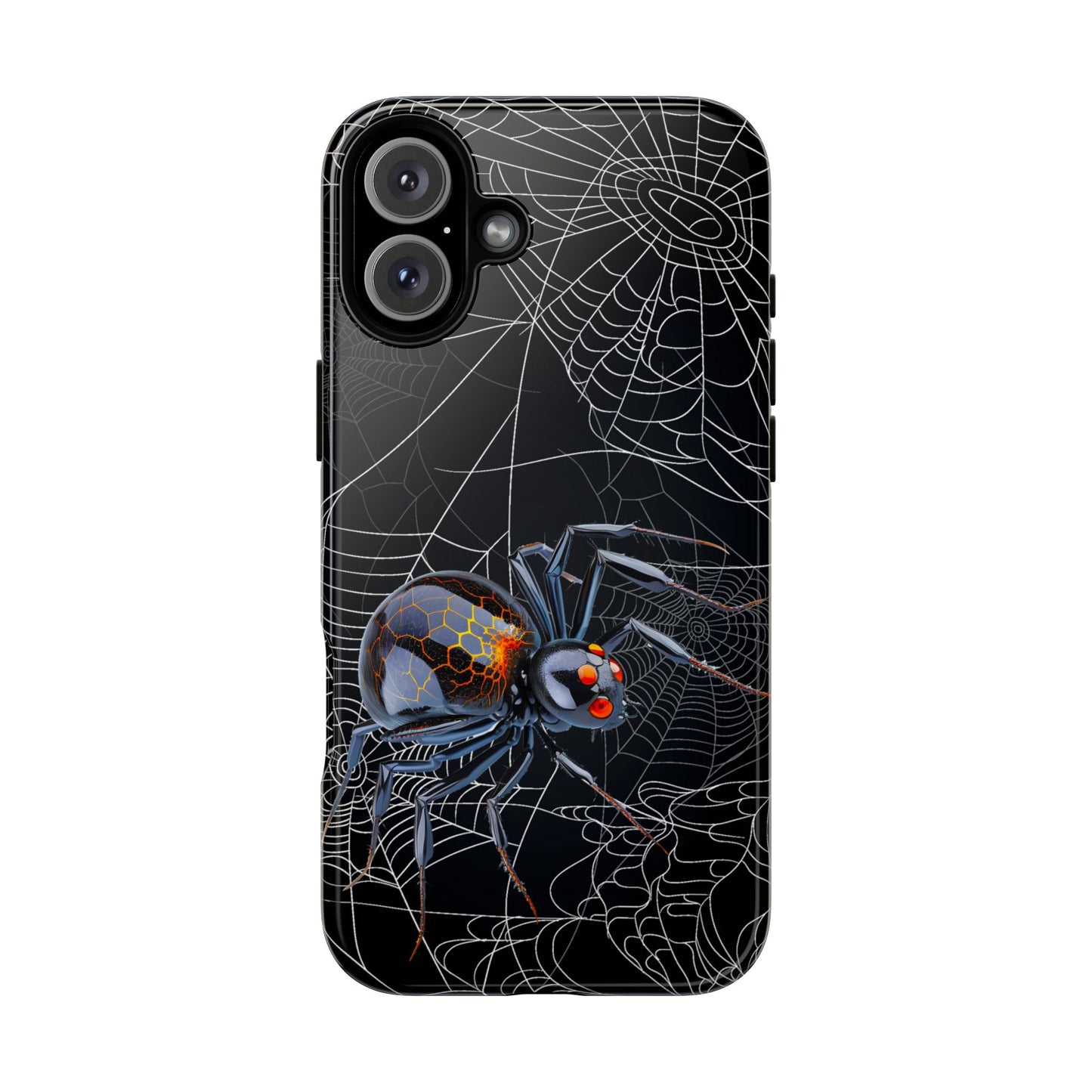 Spider Web Phone Case - Tough Cases for Halloween, Spooky Decor, Gift for Teens, Gothic Style, Unique Customizable Covers
