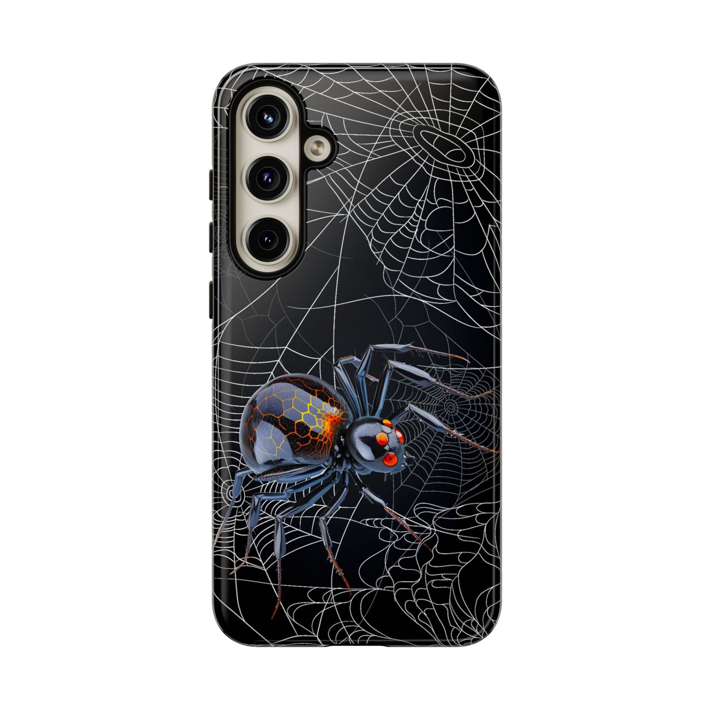 Spider Web Phone Case - Tough Cases for Halloween, Spooky Decor, Gift for Teens, Gothic Style, Unique Customizable Covers