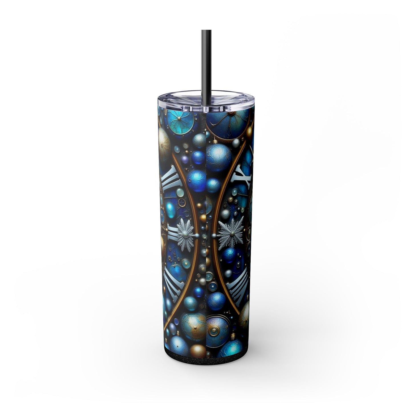 Galactic Skinny Tumbler | 20oz | Cosmic Drinkware, Celestial Design, Astronomy Gift, Party Favors, Starry Night Tumbler