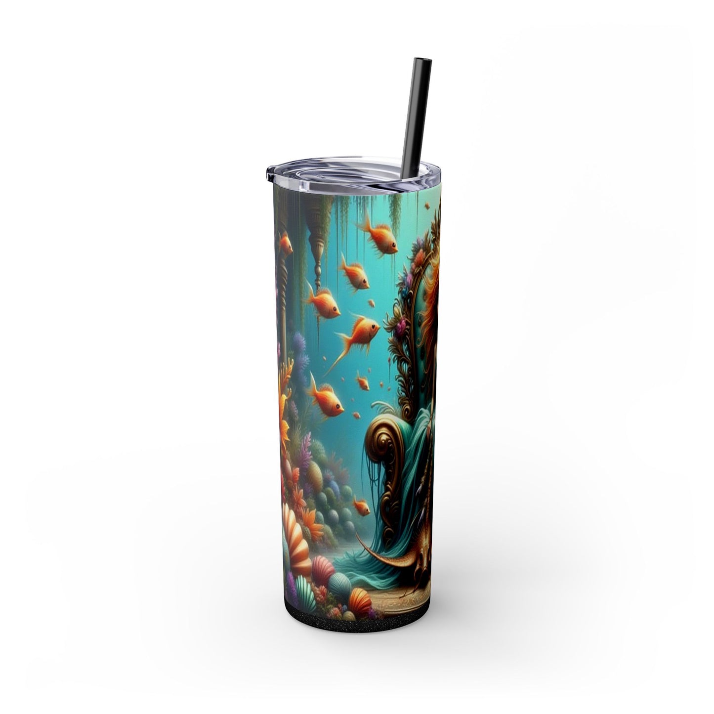 Zodiac Pisces Tumbler with Straw, 20oz