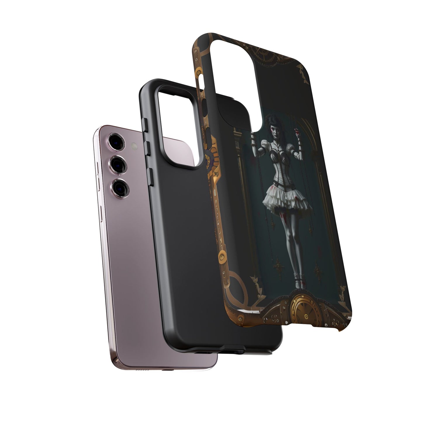 Steampunk Phone Case, Designer Phone Cover, Artistic Mobile Case, Gothic Horror Phone Case