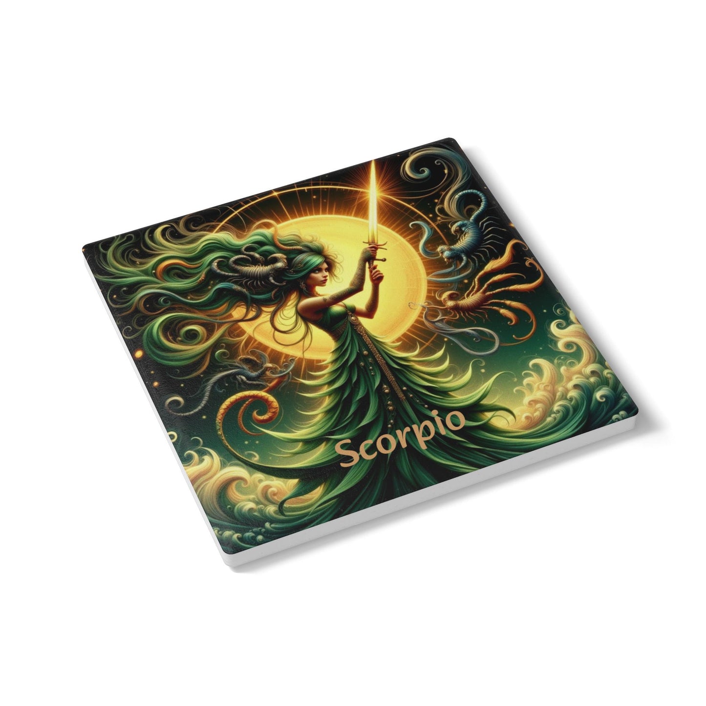Ceramic Coaster, Zodiac Scorpio, Astrology Signs, Unique Designs, Gift Ideas