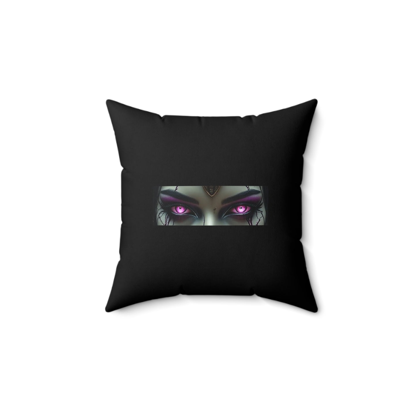 Mystical Velvet Square Pillow, Gothic Home Decor, Witchy Style, Unique Throw Pillow, Cozy Living Room Accent