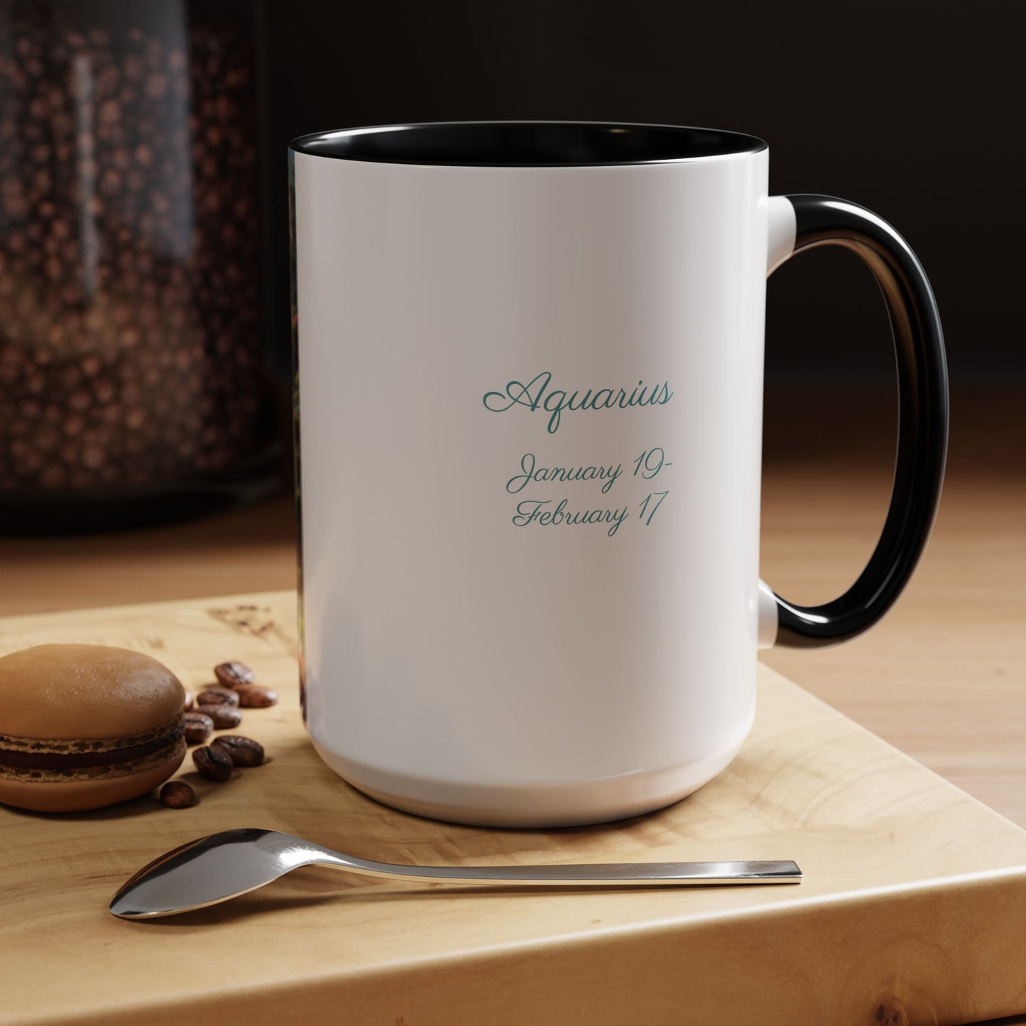 Astrology Aquarius, Accent Coffee Mug - 11oz and 15oz