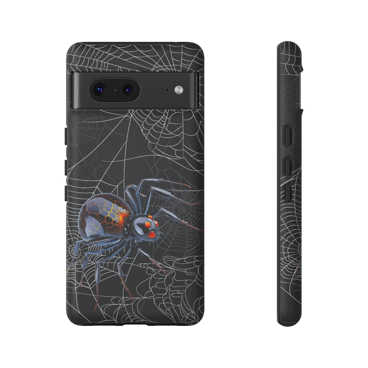 Spider Web Phone Case - Tough Cases for Halloween, Spooky Decor, Gift for Teens, Gothic Style, Unique Customizable Covers