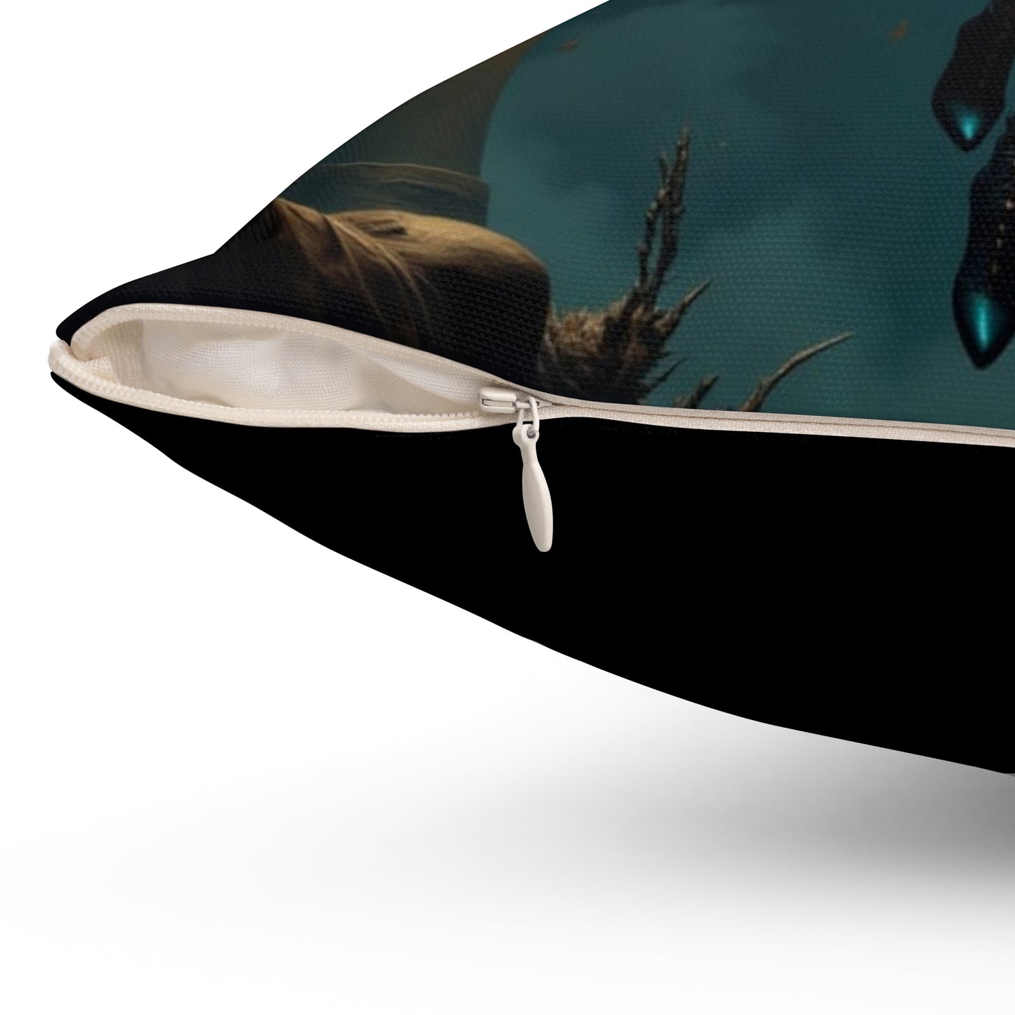 Enchanting Puppet Master Throw Pillow, Fantasy Home Decor, Art Pillows, Gifts for Dreamers, Unique Demonic Cushion for Occasions