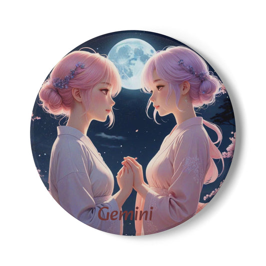 Ceramic Coaster, Zodiac Gemini