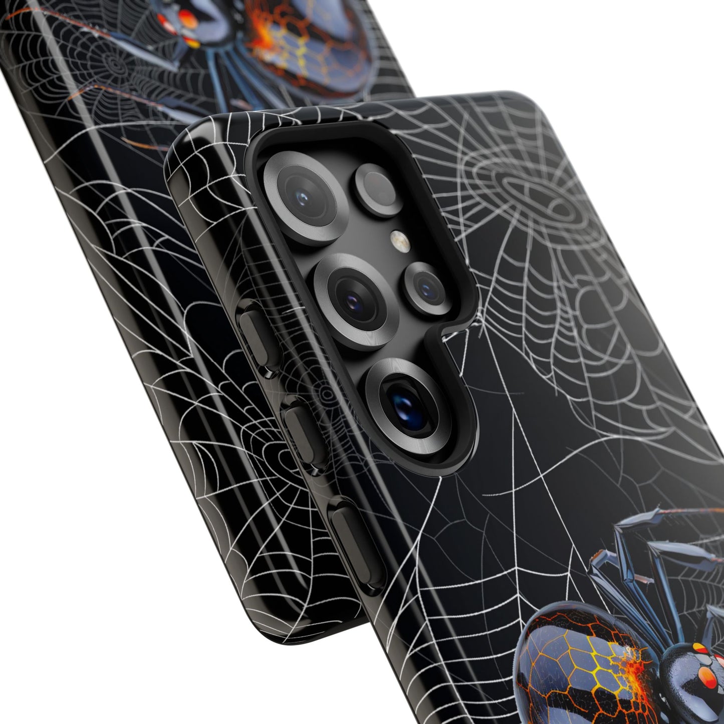 Spider Web Phone Case - Tough Cases for Halloween, Spooky Decor, Gift for Teens, Gothic Style, Unique Customizable Covers
