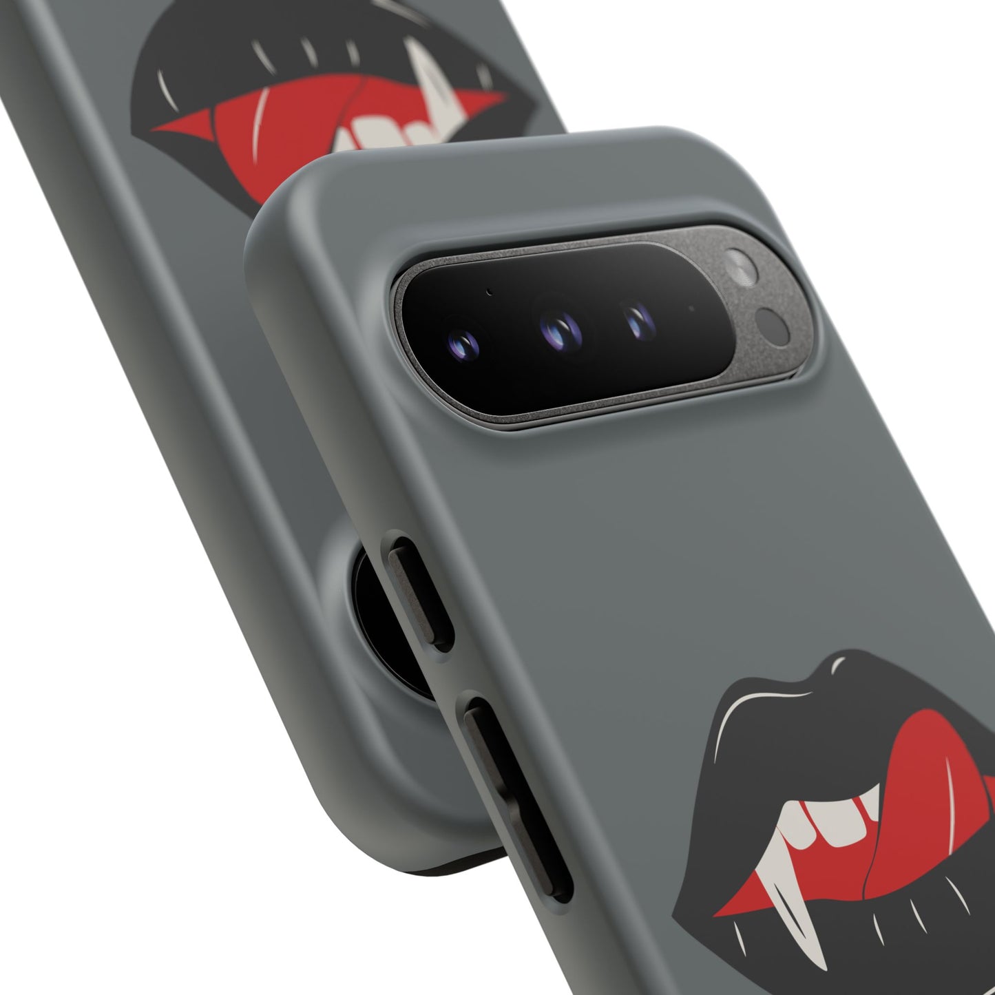 Vampire Lip Phone Case, Edgy Tech Accessories, Halloween Gifts, Goth Aesthetic, Quirky Cell Phone Cover