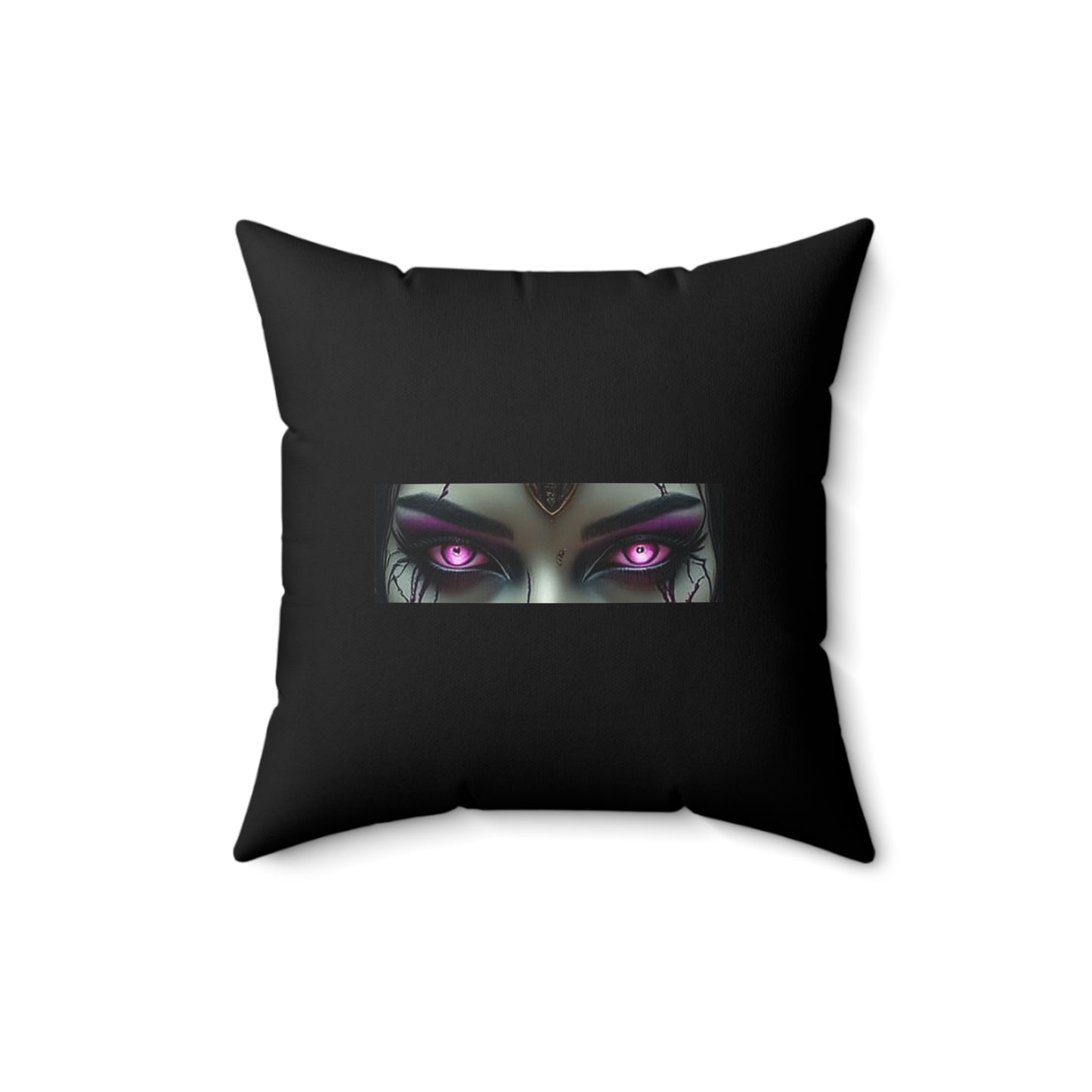 Mystical Velvet Square Pillow, Gothic Home Decor, Witchy Style, Unique Throw Pillow, Cozy Living Room Accent