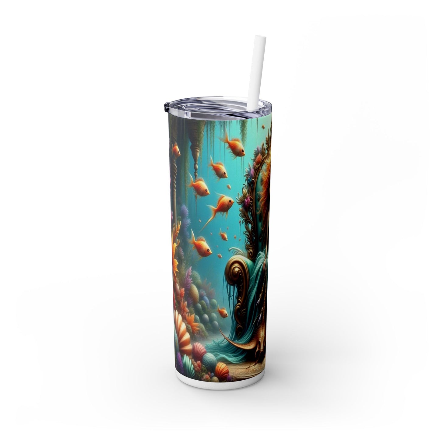 Zodiac Pisces Tumbler with Straw, 20oz
