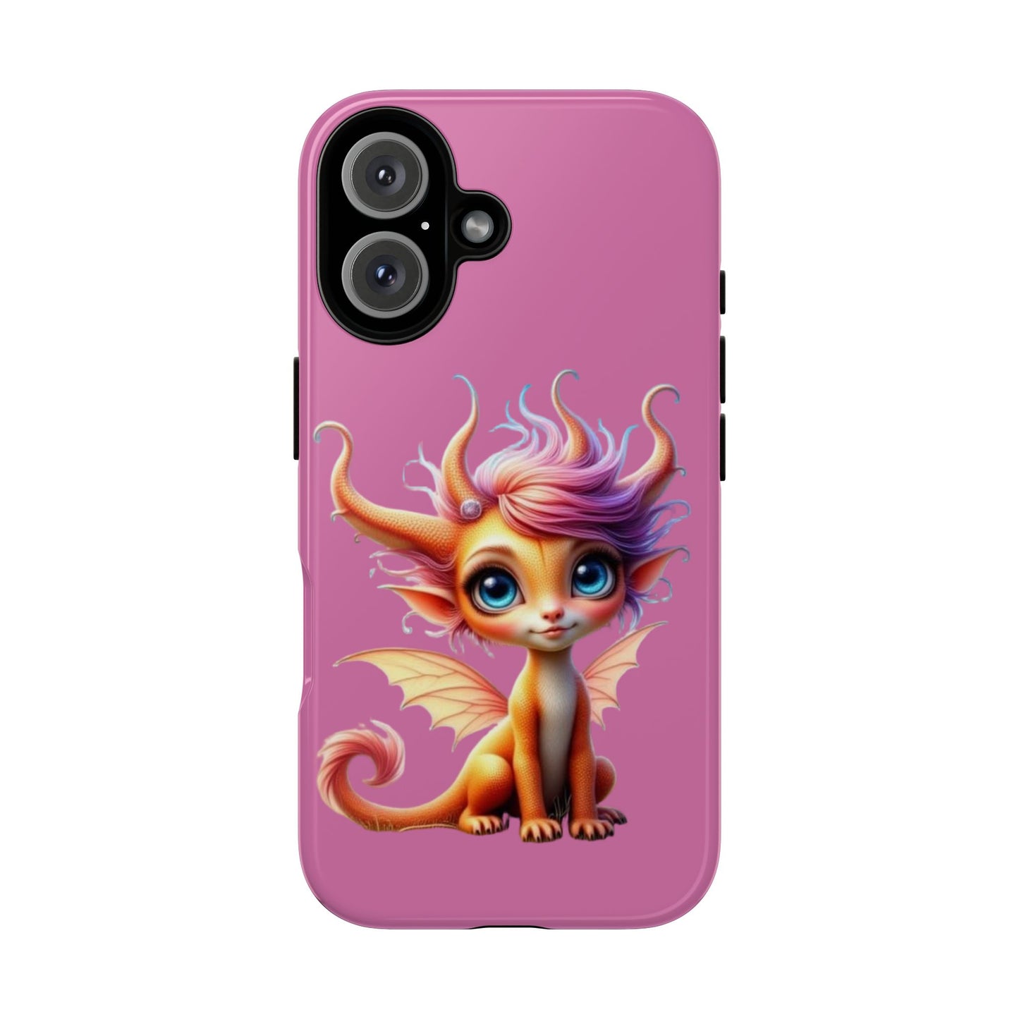 Dragon-Themed Phone Case, Cute Fantasy Phone Cover, Gifts for Kids, Magical Dragon Design, Birthday Present, Phone Accessories
