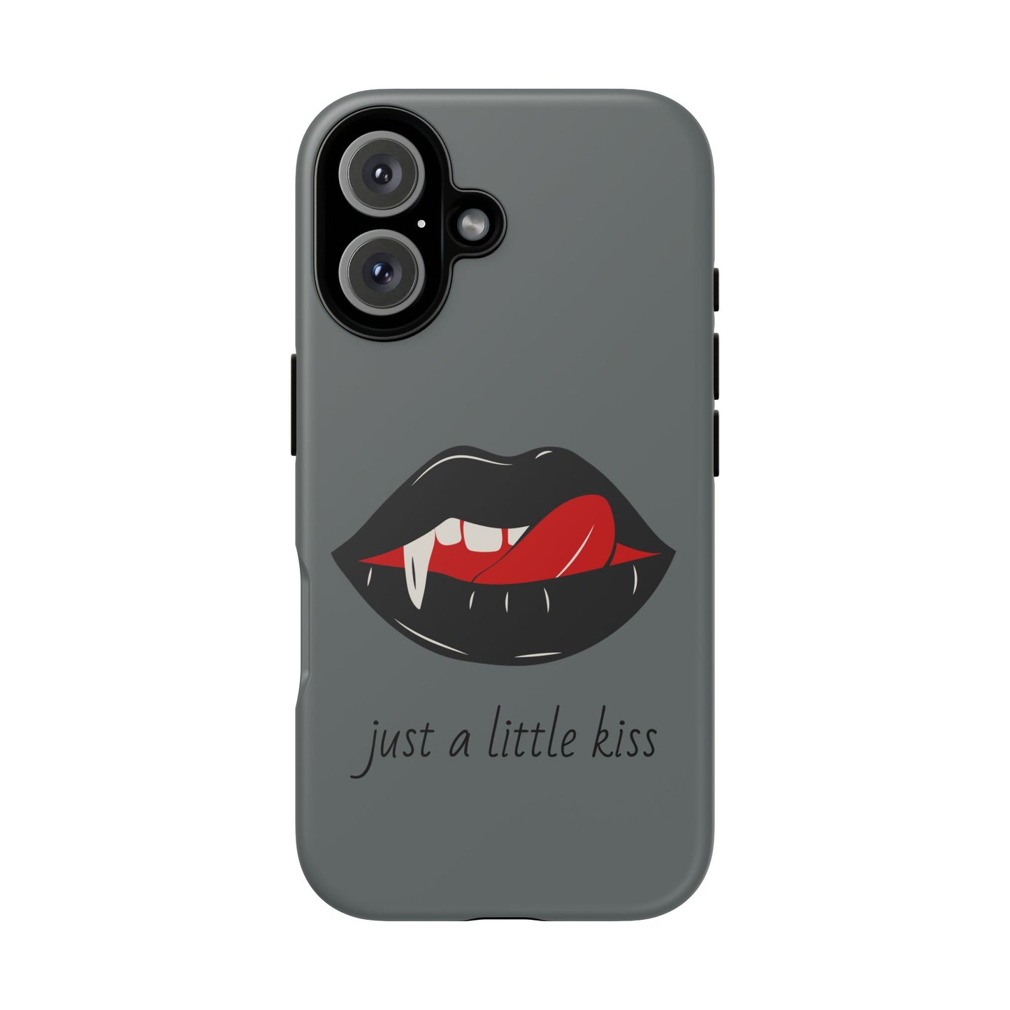 Vampire Lip Phone Case, Edgy Tech Accessories, Halloween Gifts, Goth Aesthetic, Quirky Cell Phone Cover