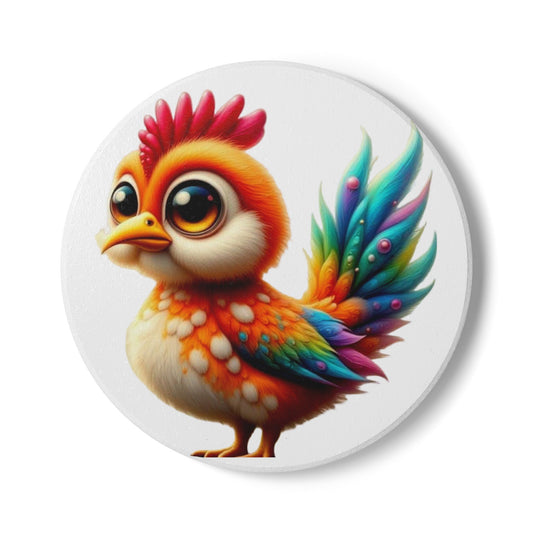 Ceramic Coaster, Chicken Juniper, Unique Coaster Designs, Cool Gifts