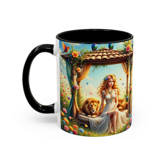 Astrology Leo Accent Coffee Mug (11, 15oz)
