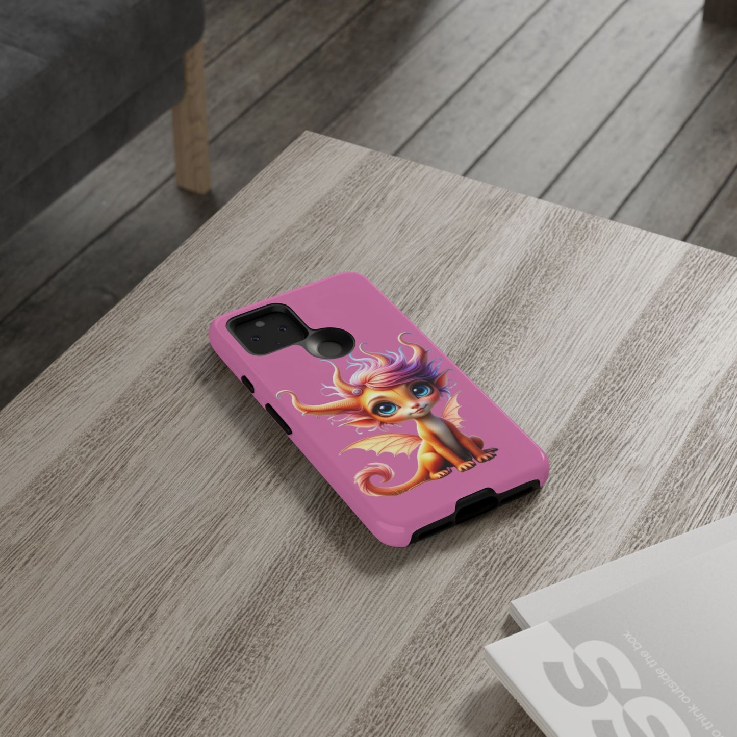 Dragon-Themed Phone Case, Cute Fantasy Phone Cover, Gifts for Kids, Magical Dragon Design, Birthday Present, Phone Accessories