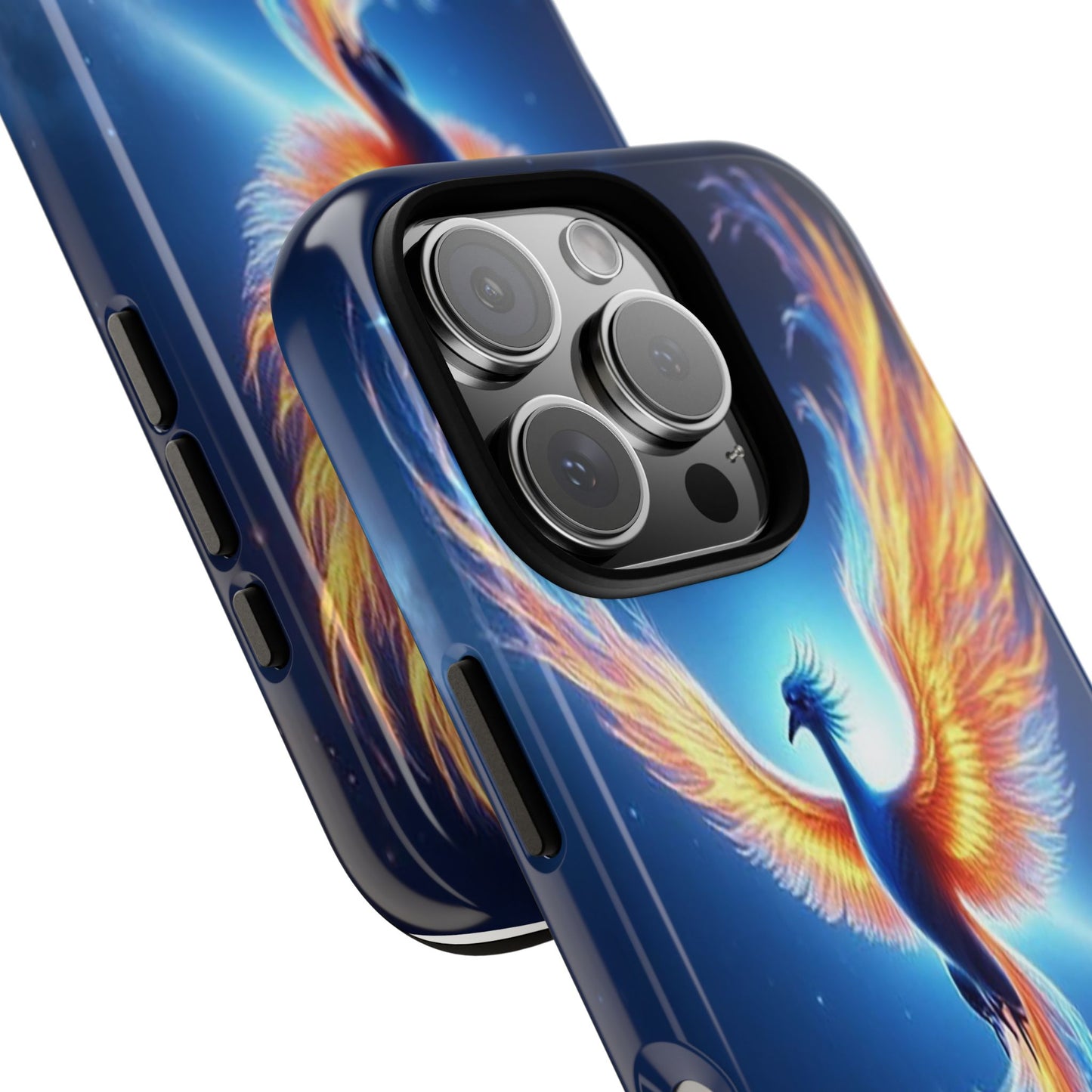 Phoenix Tough Case, Blue Bird Phone Case, Fantasy Designs, Space theme