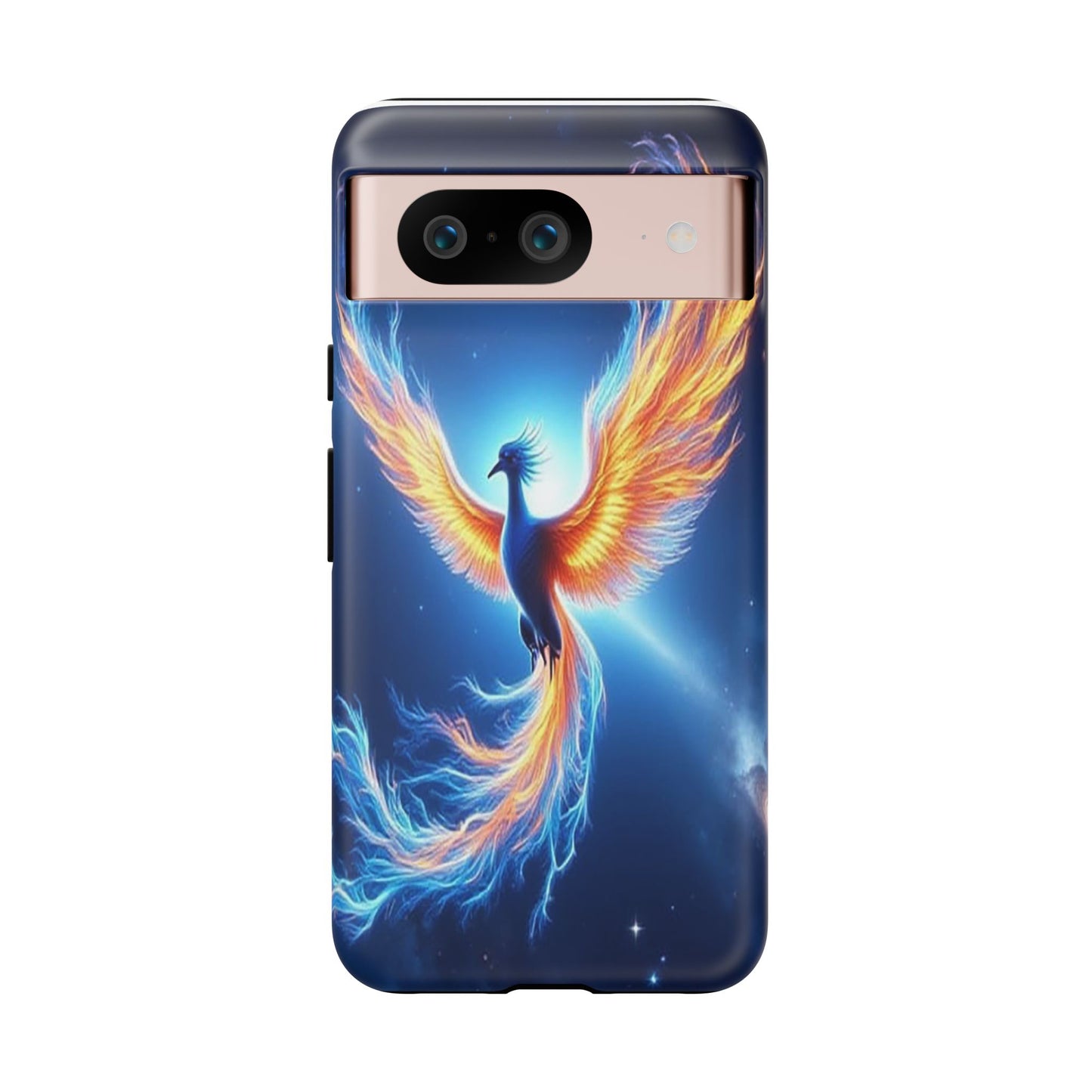 Phoenix Tough Case, Blue Bird Phone Case, Fantasy Designs, Space theme