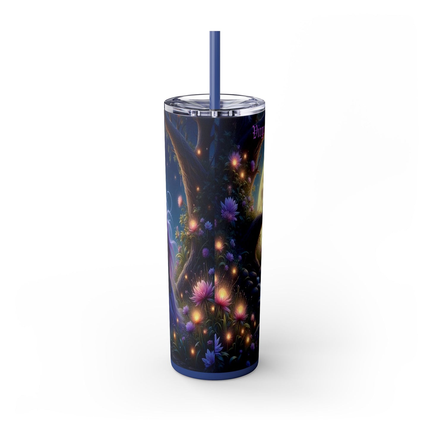 Zodiac Virgo Tumbler with Straw, 20oz