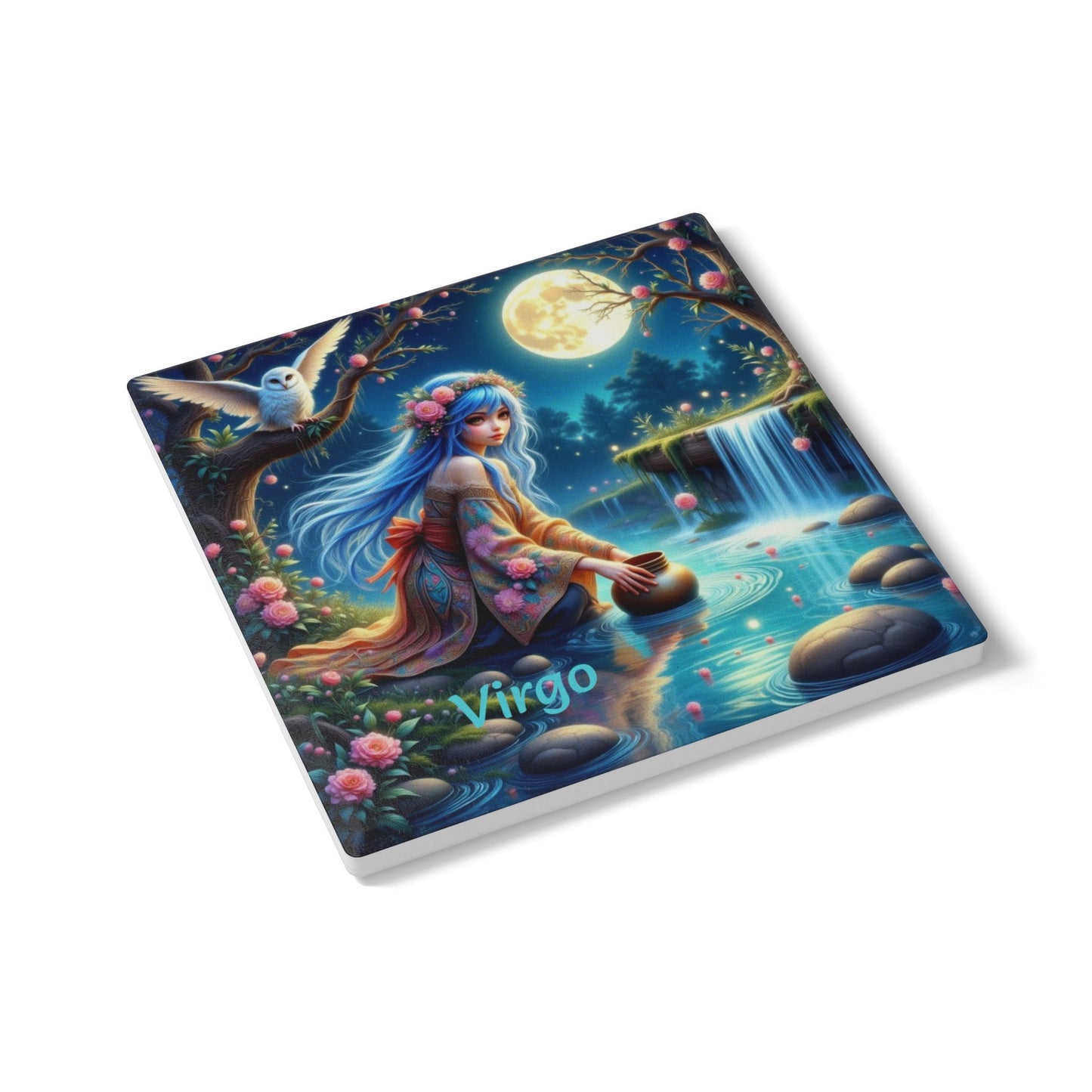 Ceramic Coaster, Zodiac Virgo, Astrology Signs, Unique Designs, Gift Ideas