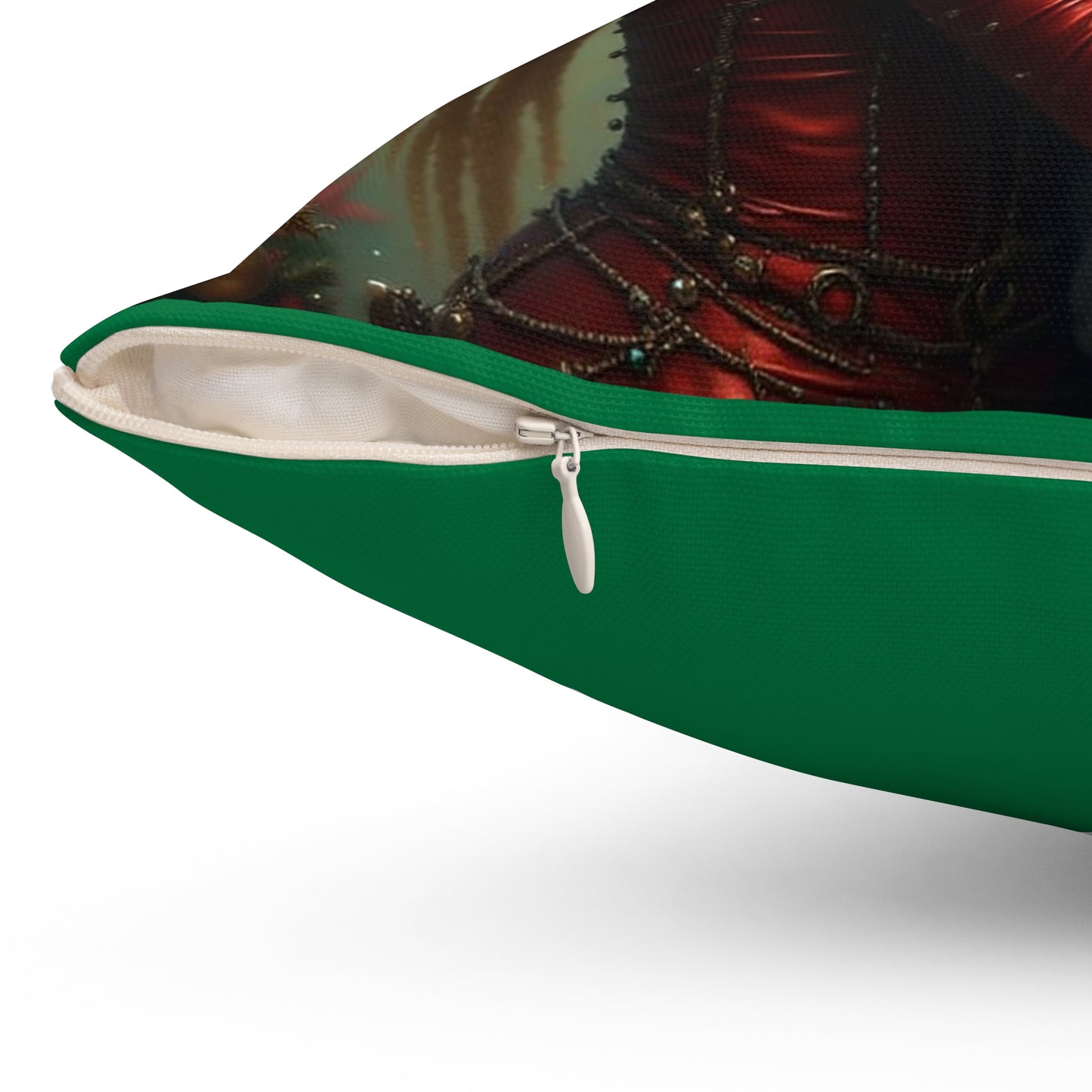 Christmas Elf Square Pillow, Cozy Holiday Pillow, Festive Home Decor, Gift for Her, Winter Decoration, Dreamy Pillow for Christmas