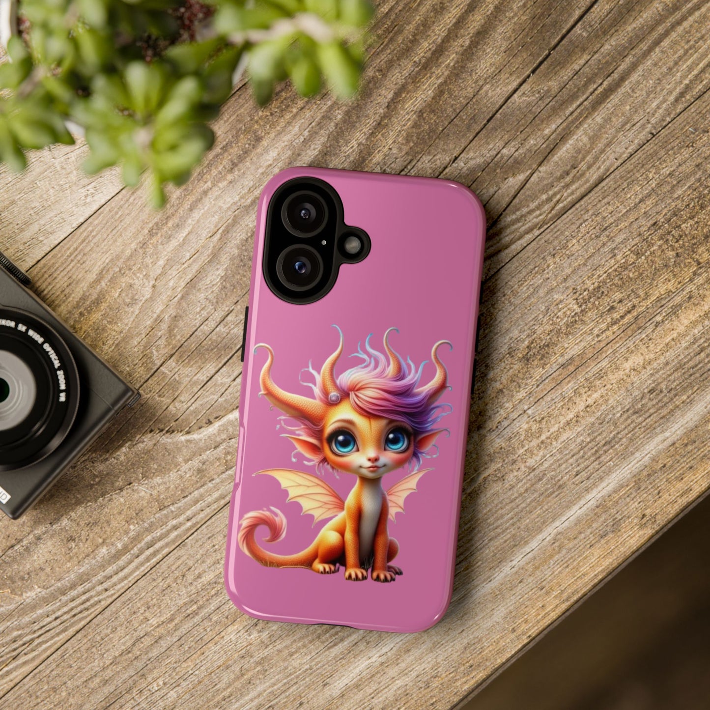 Dragon-Themed Phone Case, Cute Fantasy Phone Cover, Gifts for Kids, Magical Dragon Design, Birthday Present, Phone Accessories