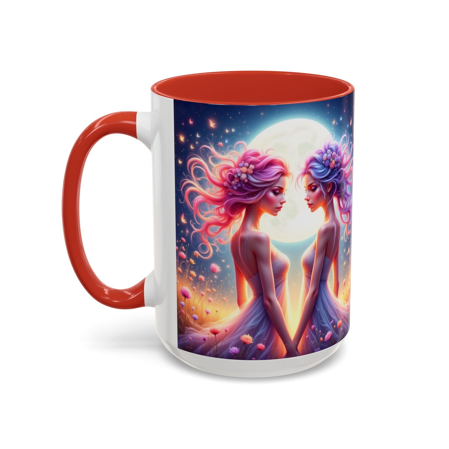 Astrology Gemini Accent Coffee Mug (11, 15oz)