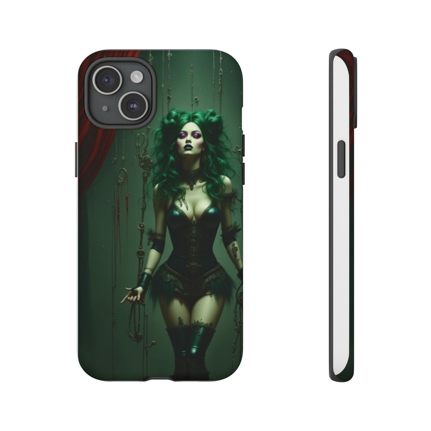 Gothic Phone Case for Tough Souls, Dark Aesthetic, Halloween Gift, Alternative Fashion, Unique Mobile Accessory