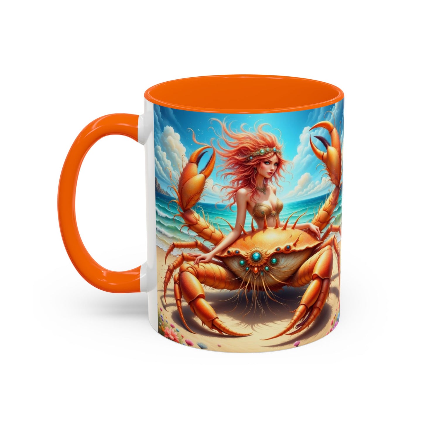 Astrology Cancer, Accent Coffee Mug (11, 15oz)