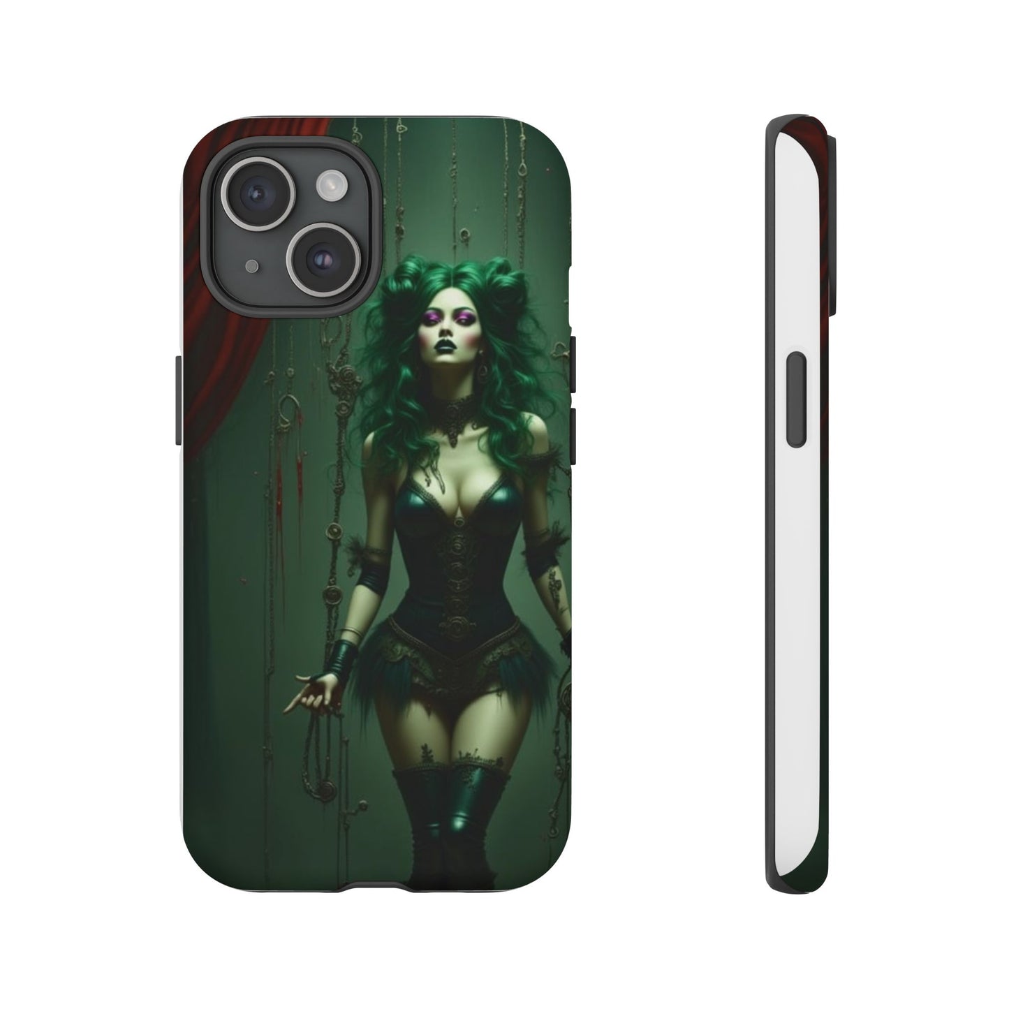 Gothic Phone Case for Tough Souls, Dark Aesthetic, Halloween Gift, Alternative Fashion, Unique Mobile Accessory