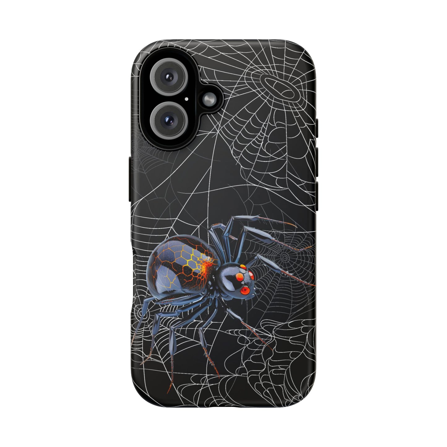 Spider Web Phone Case - Tough Cases for Halloween, Spooky Decor, Gift for Teens, Gothic Style, Unique Customizable Covers