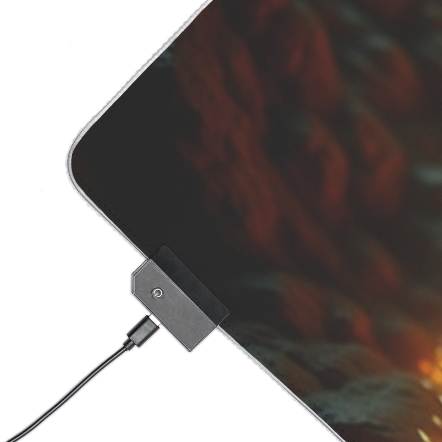 LED Dragon Gaming Mouse Pad, Illuminated Desk Mat, Gamer Accessories, Fantasy Decor, RGB Mouse Pad