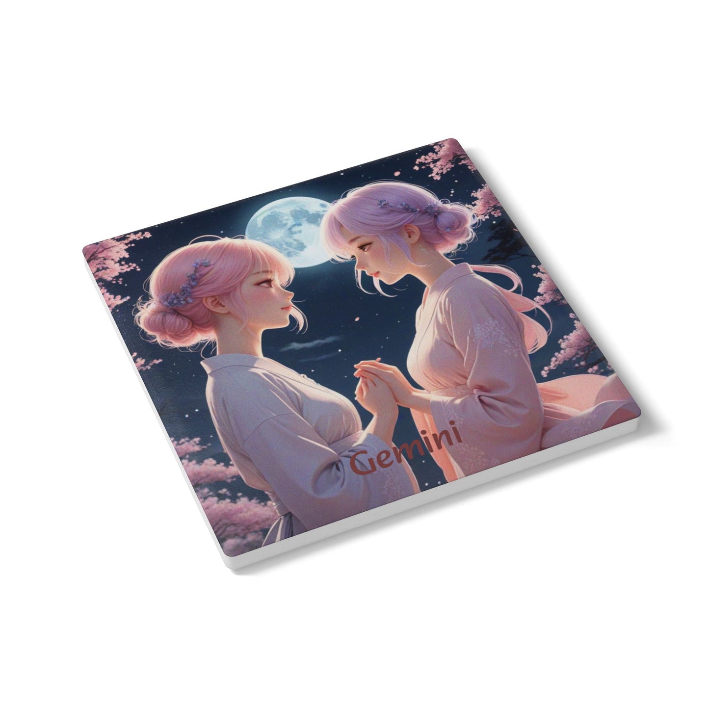 Ceramic Coaster, Zodiac Gemini