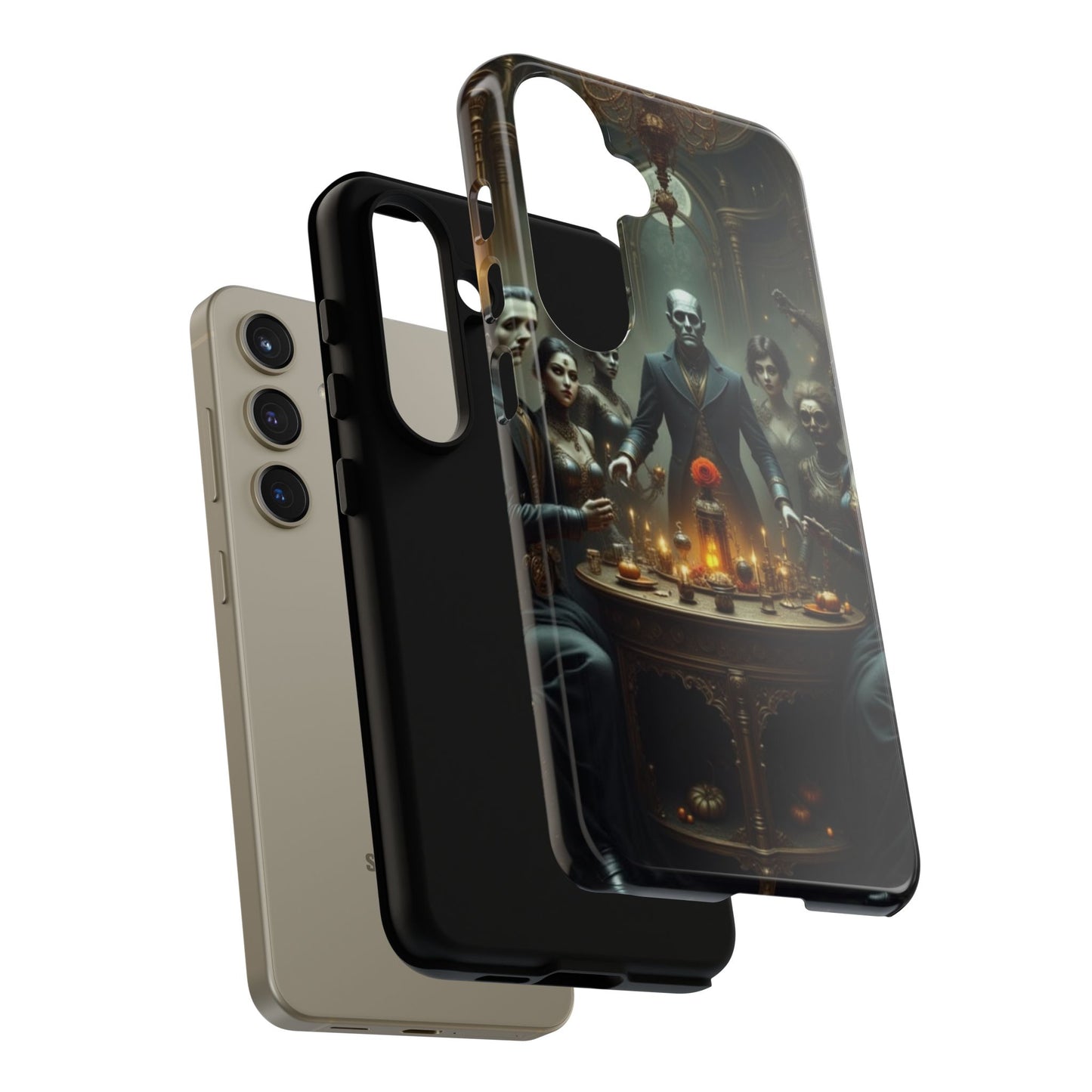 Gothic Phone Case, Unique Tough Cases, Dark Aesthetic Accessories, Perfect Gift for Halloween, Stylish Tech Protection