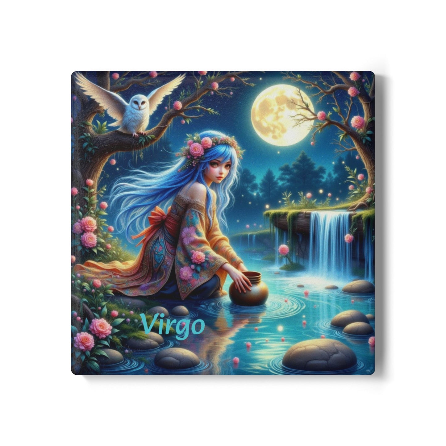 Ceramic Coaster, Zodiac Virgo, Astrology Signs, Unique Designs, Gift Ideas