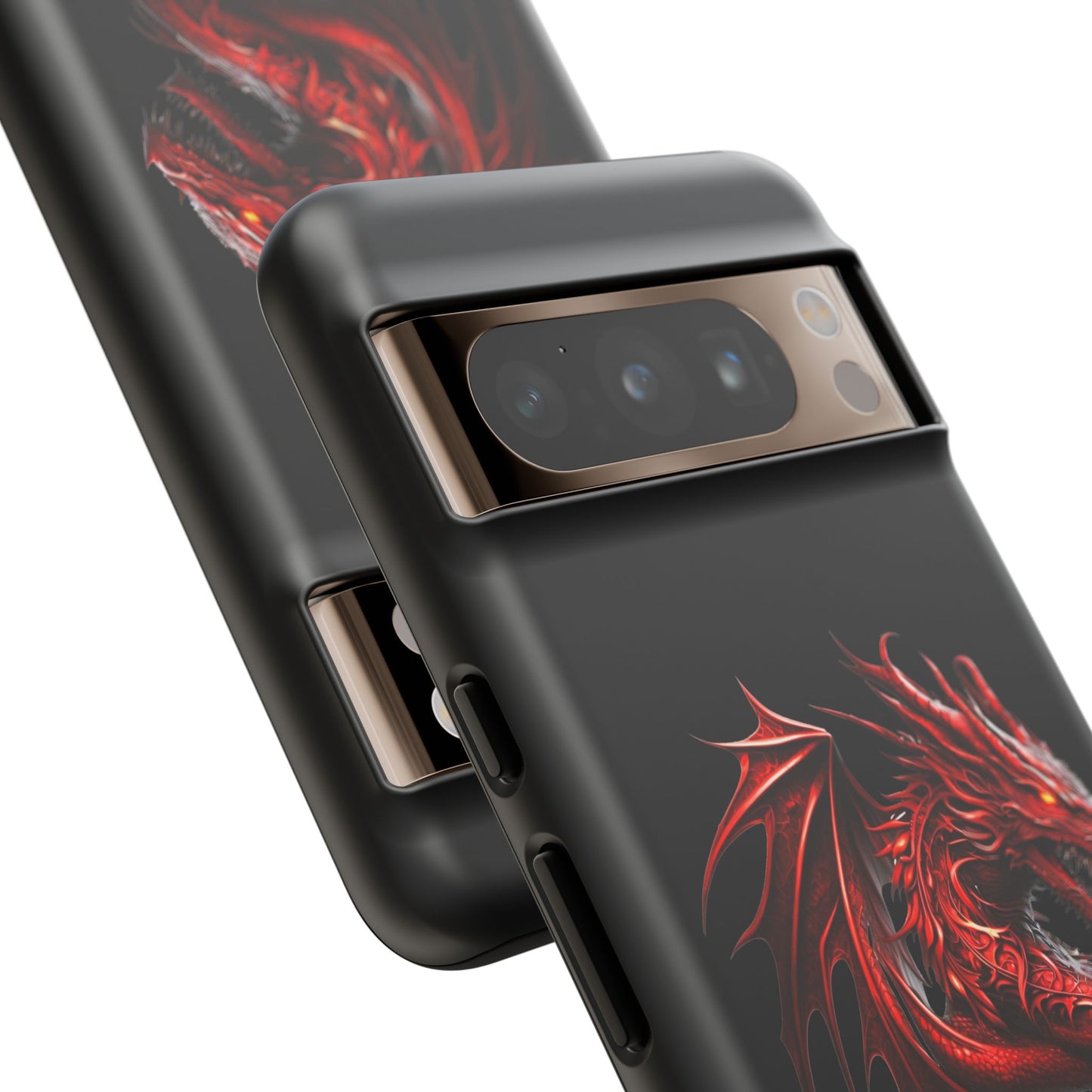 Red Dragon Phone Case, Fantasy Case, Tough Phone Cover, Gift for Gamers, Dragon Lover, Unique Mobile Accessory