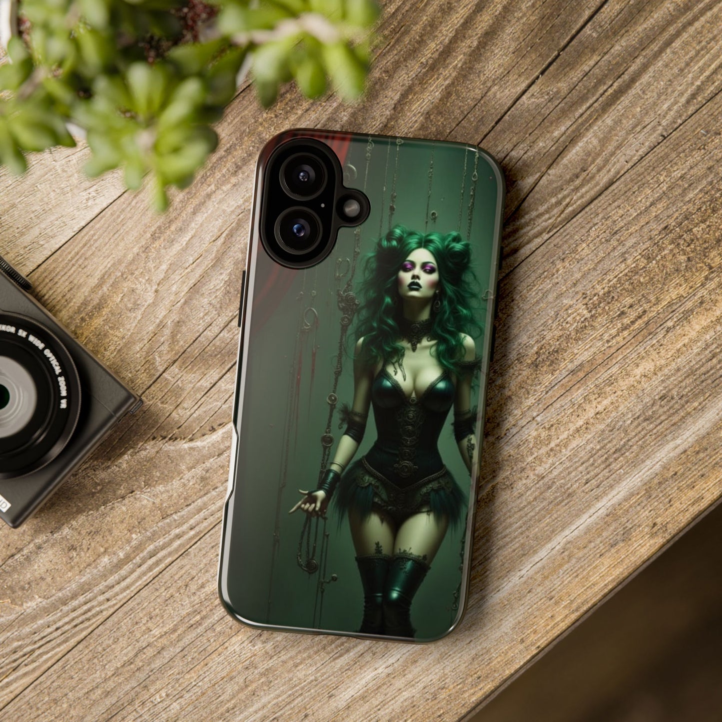 Gothic Phone Case for Tough Souls, Dark Aesthetic, Halloween Gift, Alternative Fashion, Unique Mobile Accessory