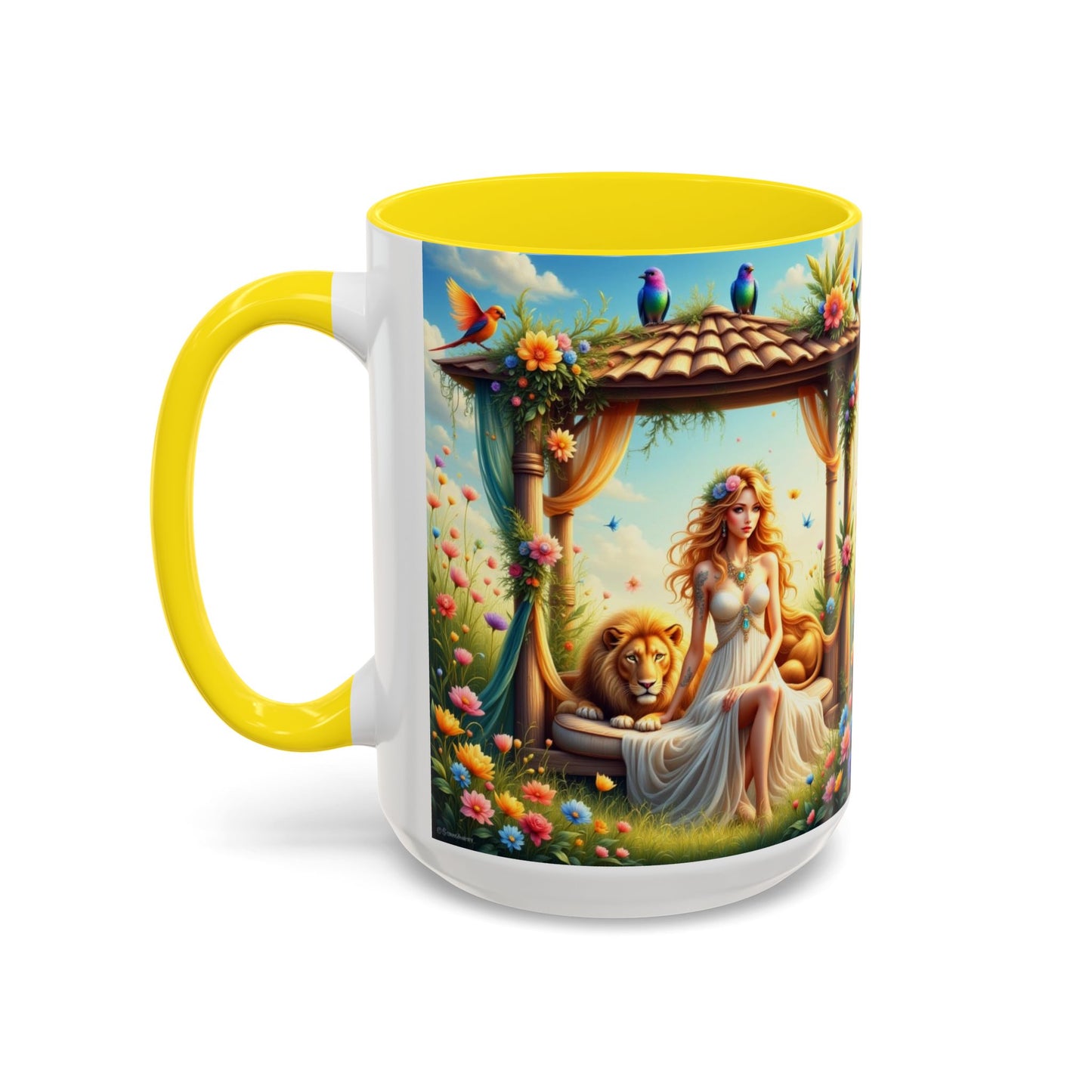 Astrology Leo Accent Coffee Mug (11, 15oz)
