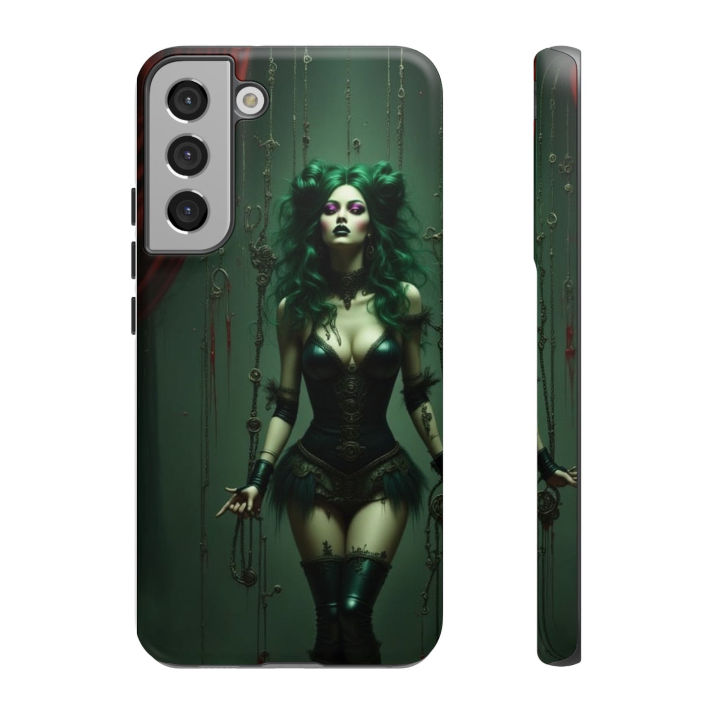 Gothic Phone Case for Tough Souls, Dark Aesthetic, Halloween Gift, Alternative Fashion, Unique Mobile Accessory