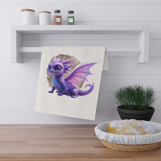 Baby Dragon Orion, Tea Towels (cotton, poly)