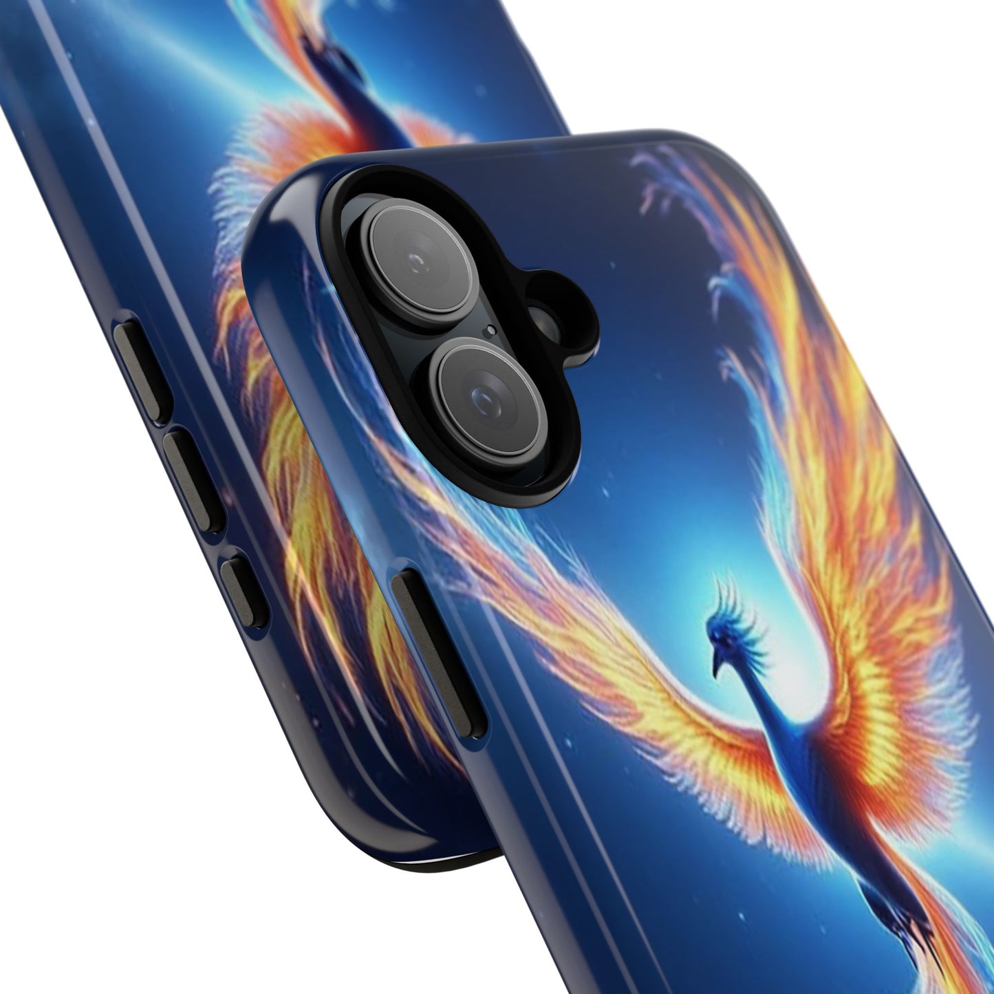 Phoenix Tough Case, Blue Bird Phone Case, Fantasy Designs, Space theme