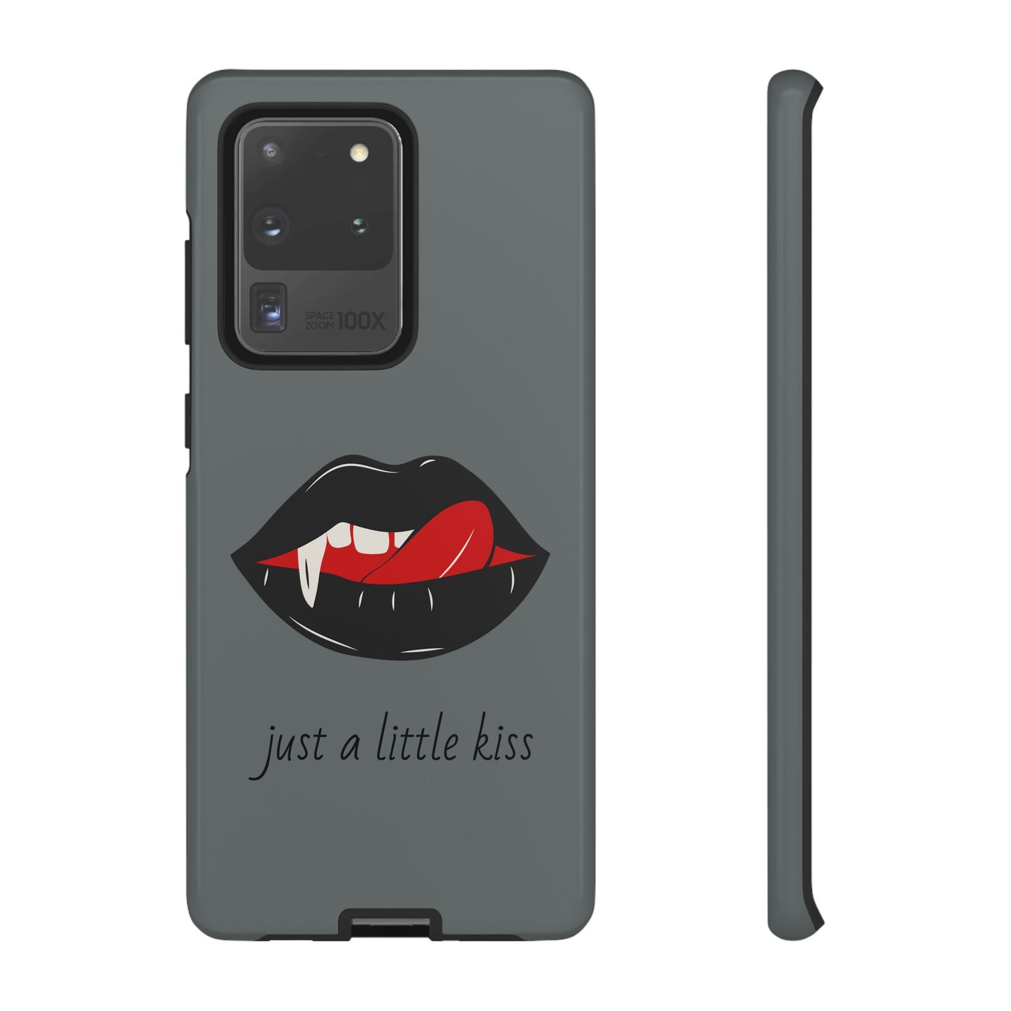 Vampire Lip Phone Case, Edgy Tech Accessories, Halloween Gifts, Goth Aesthetic, Quirky Cell Phone Cover