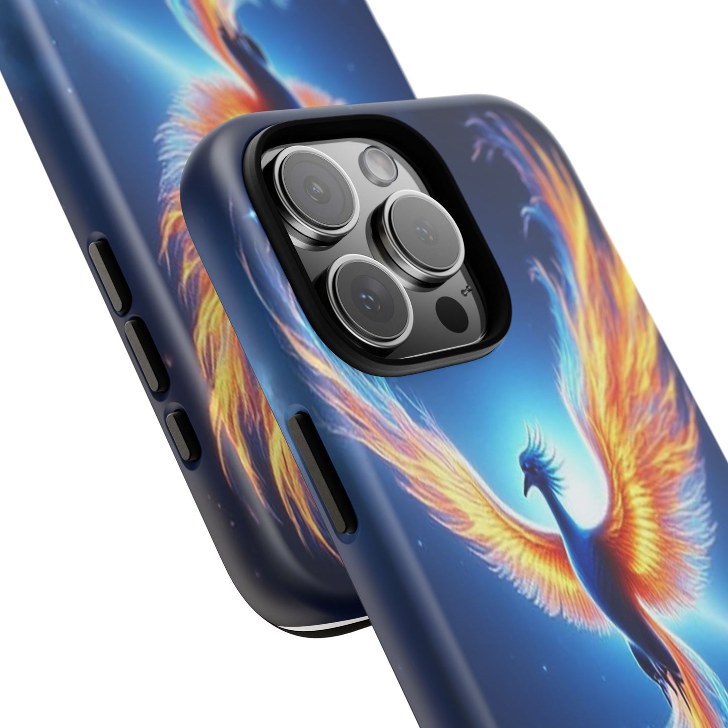 Phoenix Tough Case, Blue Bird Phone Case, Fantasy Designs, Space theme