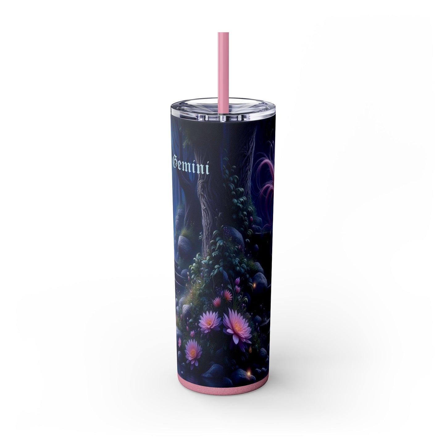 Zodiac Gemini Tumbler with Straw, 20oz