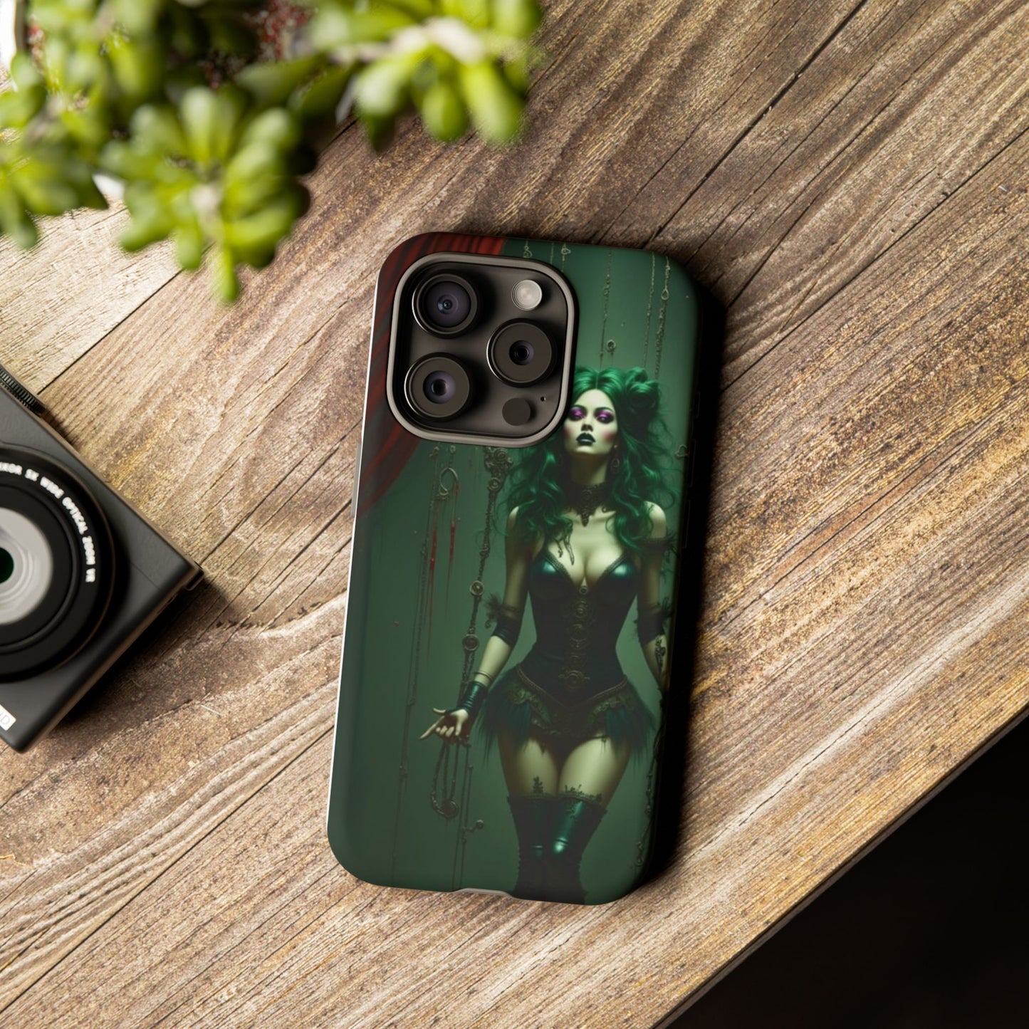 Gothic Phone Case for Tough Souls, Dark Aesthetic, Halloween Gift, Alternative Fashion, Unique Mobile Accessory