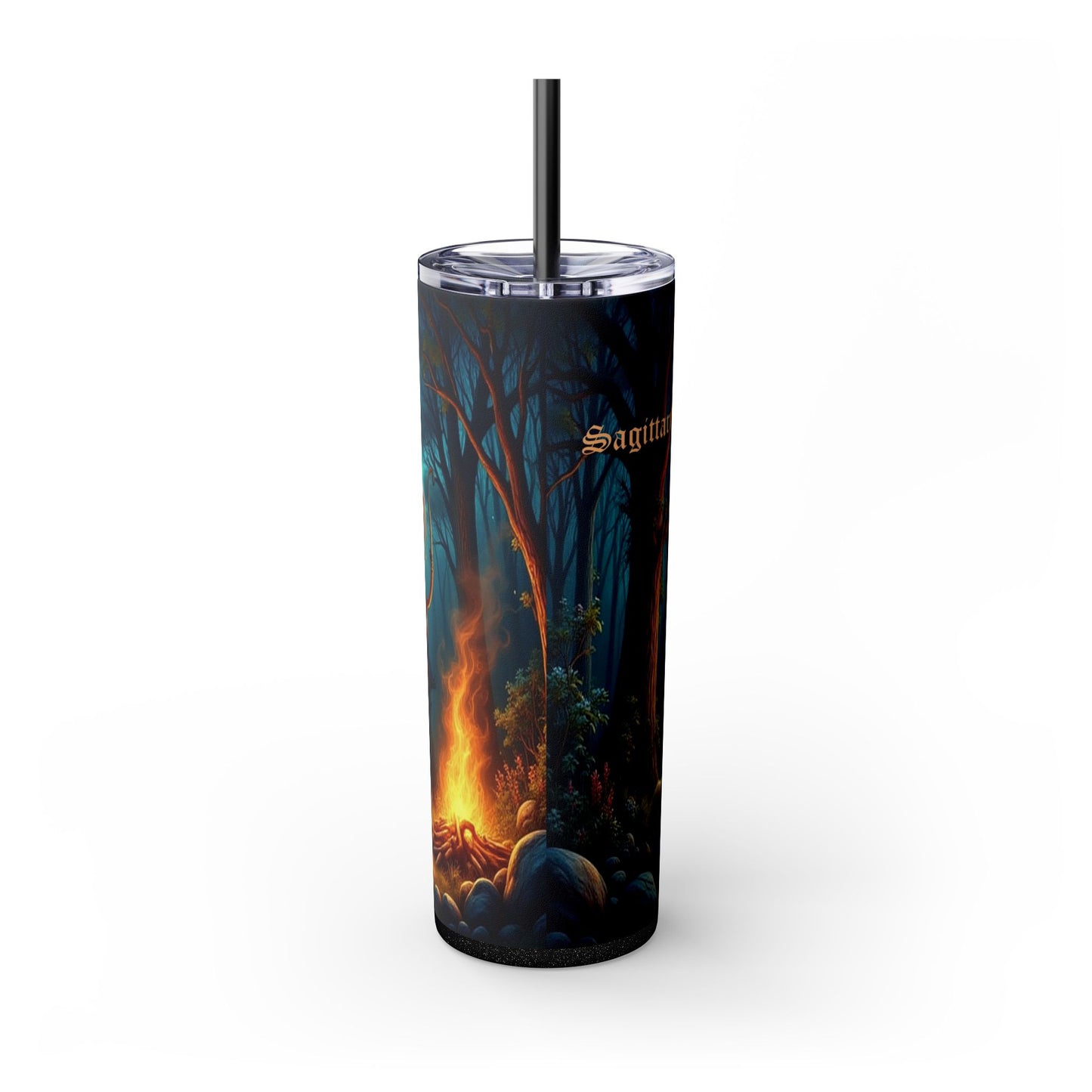 Zodiac Sagittarius Tumbler with Straw, 20oz