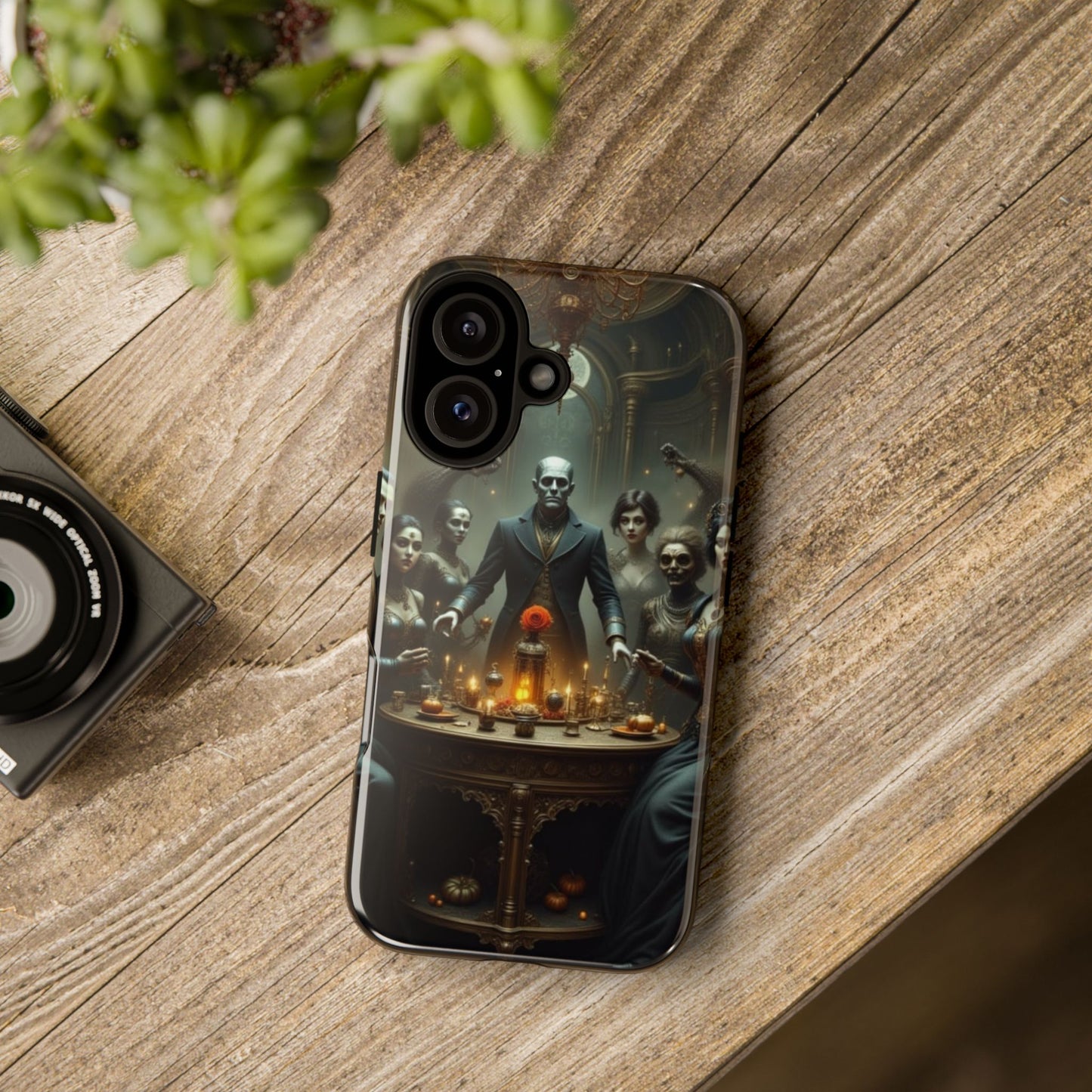 Gothic Phone Case, Unique Tough Cases, Dark Aesthetic Accessories, Perfect Gift for Halloween, Stylish Tech Protection