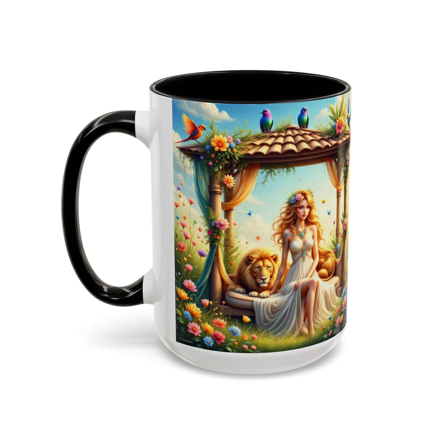 Astrology Leo Accent Coffee Mug (11, 15oz)